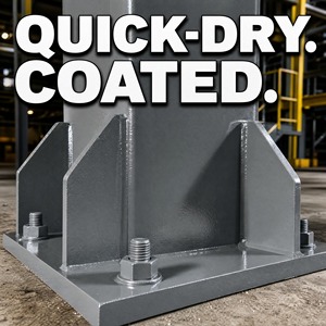 Industrial Eco Friendly Quick Dry Anti Rust <b>Waterproof</b> 1K Protective Coating Low VOC For Steel Metal Surface Fast Drying - Product Image 3