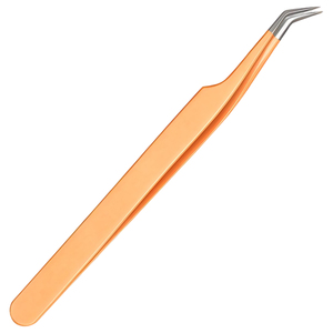 Pinzas Profesionales de 45 Grados para Extensiones de Pestañas, Acero Inoxidable Premium, Aislamiento, Volumen y Precisión - Product Image 5