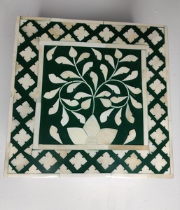 Caja de joyería cuadrada con incrustaciones de hueso, caja de regalo, baratija, almacenamiento, Mini cajas de viaje, Promoción, venta al por mayor - Product Image 2