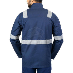 Chaquetas de Trabajo de Alta Visibilidad Resistentes con Costuras Reforzadas, Tejido de Poliéster Transpirable de Secado Rápido y Bolsillos Seguros - Product Image 3