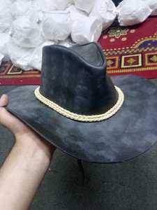 Western Men's High Quality Cowboy Leather <b>Hat</b>-Adjustable All-Season New Arrival for Horse Riding - Product Image 4