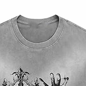 Camisetas de algodón grueso para hombre, de manga corta y cuello redondo, camiseta personalizada para fitness y jogging, subida por Dress Sports - Product Image 2