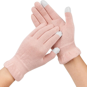 New Custom Knitted Fabric Made Working Liner <b>Gloves</b> 100% Cotton White <b>Gloves</b> Custom Logo Top Quality Cotton Lined <b>Glove</b> Unisex - Product Image 1