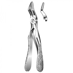 Forceps d'extraction dentaire manuels en acier inoxydable allemand de qualité supérieure, certifiés CE Classe I, consommables dentaires, poignée ergonomique - Product Image 3