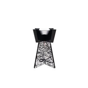 Brûleur d'encens en acrylique de luxe avec calligraphie arabe, brûleur de bakhoor moderne en cristal, support pour brûleur de bakhoor, décoration d'intérieur du Moyen-Orient, ensemble Mubkhar - Product Image 1