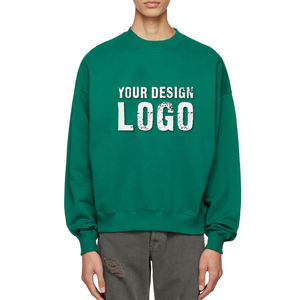 Low MOQ brushed fleece sweatshirts puff print sweatshirts graphic streetwear sweatshirts for Online Brands - Product Image 1