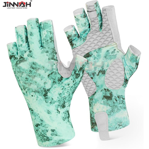 Gants de navigation à doigts coupés en cuir respirant, gants de bateau en cuir synthétique pour hommes à doigts courts, prix de gros abordable - Product Image 3