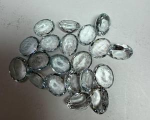 Aguamarina Natural, Corte Esmeralda Ovalado, 10x8MM, Gema Facetada |   Piedra de Aguamarina Azul Suelta para Joyería y Venta al por Mayor - Product Image 6