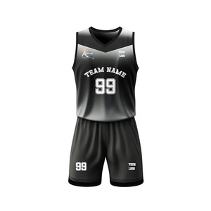 Tenue d'équipe de basketball CElite, maillot et short de jeu professionnel en polyester interlock 180 GSM, fabricant OEM - Product Image 1