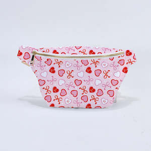 Riñonera de nailon impermeable con estampado personalizado – Riñonera, bandolera y bolso de cintura para mujer con cremallera - Product Image 3