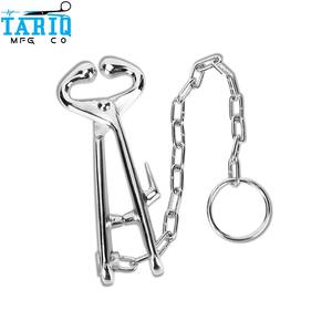 Pinza Nasal Veterinaria Reutilizable de Acero Inoxidable, Herramienta de Control para Animales Grandes, TARIQ MFG CO - Product Image 1