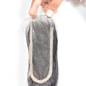 100% sin procesar Vietnam virgen cutícula HD encaje ondulado cierre vendedores doble dibujado trama crudo indio templo Remy pelo onda de agua - Product Image 4