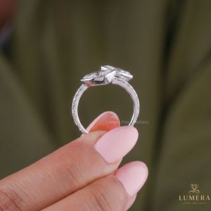 ลูกแพร์ทองคำขาว9K 10K 14K 18K สำหรับผู้หญิงโรงงานผลิต - Product Image 6