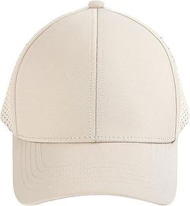 Gorra de béisbol negra de malla de 6 paneles con ajuste regulable, informal, para primavera/verano, para adultos, de alta calidad - Product Image 4