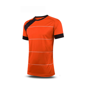 Ensemble de maillots de football et de badminton personnalisés en polyester sublimé pour hommes, séchage rapide, respirant, vêtements de sport à manches courtes - Product Image 2