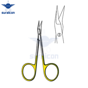 Ciseaux O Brien 9 cm (3-1/2 pouces) TC Gold, ciseaux chirurgicaux avec lames de coupe de précision et instrument médical professionnel - Product Image 4