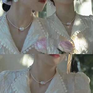 Freshwater <b>Balloon</b> Alien Pearl Classic Fashion Necklace for Women Strong <b>Light</b> Natural Pearl Pendant with Pig Nose Accessories - Product Image 4