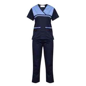 Tenue Médicale / Ensemble Blouse et Pantalon d'Infirmière / Uniforme Hospitalier Respirant et à Séchage Rapide pour Médecins, Tailles Fortes, avec Service OEM - Product Image 2