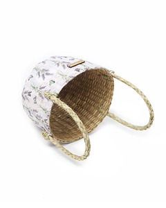 Cesta redonda de mimbre tejida a mano para frutas, cesta de almacenamiento hecha a mano, venta al por mayor, ecológica, hecha en Vietnam - Product Image 4