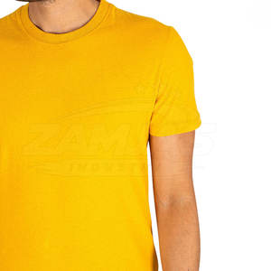 T-shirt en coton uni sur mesure, style unique pour homme, impression de logo personnalisée, vêtements d'été pour homme, t-shirts unis - Product Image 6