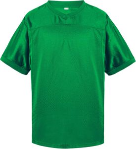Maillot de football noir à col en V pour homme, en polyester respirant, uniforme adulte avec rayures dorées sur les manches, taille M - Product Image 5