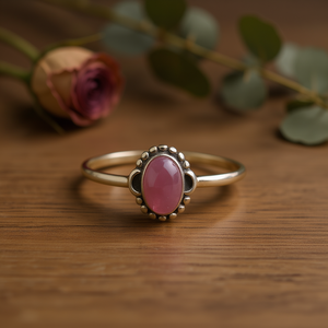 Rose <b>Quartz</b> Fine <b>Ring</b> 1.2 Grams - Product Image 3