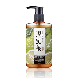 Shampooing enzymatique naturel aux graines de thé de Taïwan 350ml Sans silicone Volumisant Pomelo & Thé Oolong Hydrolat Soin capillaire Vente en gros OEM/ODM - Product Image 1