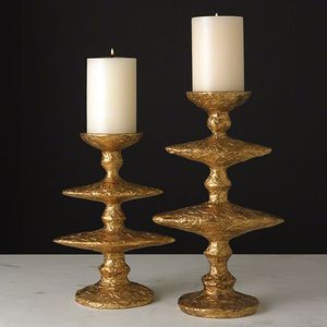 Support décoratif haut en métal pour bougies, idéal pour les centres de table de mariage - Product Image 1