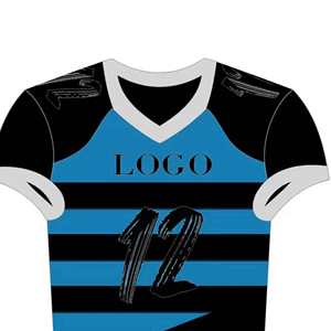 Uniforme de Fútbol Americano Sublimado con Diseño Personalizado Profesional, Patrón Sólido, 100% Poliéster, Conjuntos de Jersey de Manga Corta - Product Image 6