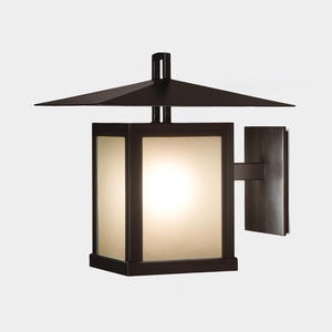 Applique murale LED extérieure étanche IP65 en aluminium et verre, style rétro, pour jardin, pilier, villa moderne, éclairage paysager - Product Image 1