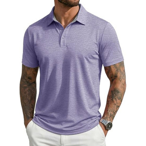 Men's <b>Golf</b> Polo Shirt Short Sleeve Casual Sport Tee Breathable Quick Dry Collared <b>Top</b> for Outdoor - Product Image 2