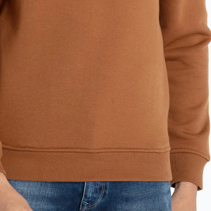 Sweat-shirt décontracté pour homme en polyester/coton, doublé, respirant, écologique, avec poche, couleur unie, logo personnalisé numérique, automne-hiver - Product Image 5