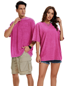 Camiseta Casual de Alta Calidad para Hombre, 100% Algodón, Cuello Redondo, Estilo Vintage Lavado al Ácido, con Hombros Caídos, Opción de Talla Grande - Product Image 2