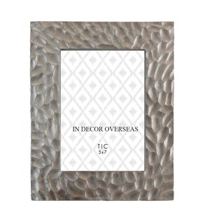 Abstract Pattern Arrival Unique Texture <b>Grey</b> Color Rectangle Shape High Standard Quality Metal Home Decor Photo <b>Frame</b> Supplies - Product Image 1