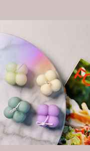 เทียนหอมถั่วเหลืองแบบฟองสบู่ - กลิ่นอโรมาเธอราพี เป็นมิตรกับสิ่งแวดล้อม ทำด้วยมือ ตกแต่งบ้าน ผลิตในอินเดีย - Product Image 3