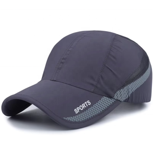 หมวกเบสบอล5แผงไมโครไฟเบอร์พิมพ์โลโก้ออกแบบได้เองฤดูร้อน - Product Image 5