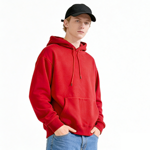 Felpa con Cappuccio in Cotone Liscio Unisex, Felpa in Pile Personalizzabile con Logo, Leggera e Comoda per Ragazzi - Product Image 3