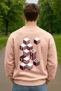 Sudadera de Hombre con Hombros Caídos, Estampado Gráfico con Logotipo Personalizado, de Alta Calidad, para Invierno, 440 GSM, Felpa Gruesa, Gran Venta - Product Image 6