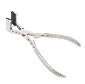 Pince à extensions capillaires en acier inoxydable en promotion – Outil professionnel pour extensions avec fonction de retrait de perles - Product Image 3