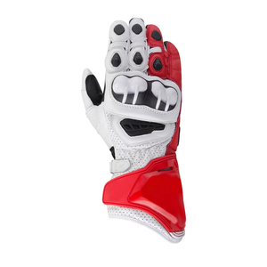 Guantes de cuero para motocicleta para hombre, guantes de motociclista, guantes de conducción premium, guantes deportivos duraderos, equipo de seguridad para motocicleta, logotipo personalizado, venta al por mayor - Product Image 4