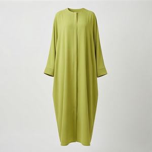 Abaya contemporaine pour femmes, coupe élégante et modeste, idéale pour le travail, les événements religieux ou les soirées, nouveau style - Product Image 1