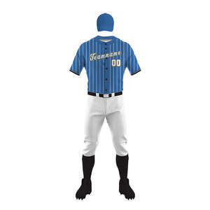 Camiseta de Béisbol Premium de Poliéster 220GSM, Uniformes de Equipo con Botones, Personalización con Impresión, Protección UV y Absorción de Humedad - Product Image 1