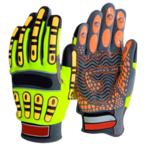 ถุงมือช่างอมารา หนังสังเคราะห์คุณภาพสูง ทนทานต่อความร้อน ป้องกันมือและแขนสำหรับงานอุตสาหกรรม - Product Image 4