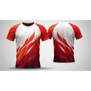 T-shirt vierge pour sublimation, qualité export, tissu polyester, conçu pour l'impression par transfert thermique - Product Image 4