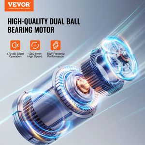 Ventilatore a piantana industriale oscillante da 16 pollici a 75 gradi, regolabile in altezza, con 3 impostazioni di velocità e alta potenza - Product Image 2