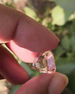 Natural Light Brown IGI Certified Cushion Cut Morganite Gemstone High Quality Nickel-Free Loose Stone for Daily Wear Ring - Product Image 2