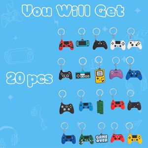 Set di 20 Portachiavi a Forma di Controller per Gamer, Simpatici Portachiavi a Tema Console di Gioco per Feste e Compleanni, Moschettoni Promozionali - Product Image 3