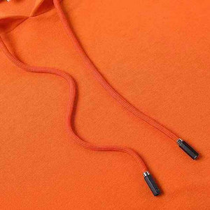 Sweat-shirt à capuche ample en molleton pour femme, couleur unie, coton et polyester, décontracté, grandes tailles - Product Image 4