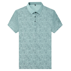 Camiseta Polo Personalizada para Hombre, Estilo Casual de Negocios, Cuello Solapa, Tejido Elástico de Poliéster y Spandex, Manga Corta - Product Image 3