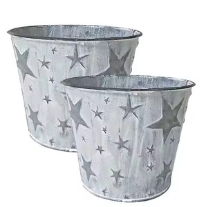 Juego de Macetas Modernas de Metal con Diseño Cuadrado para Interiores, Macetas Minimalistas para Plantas Verdes - Product Image 5